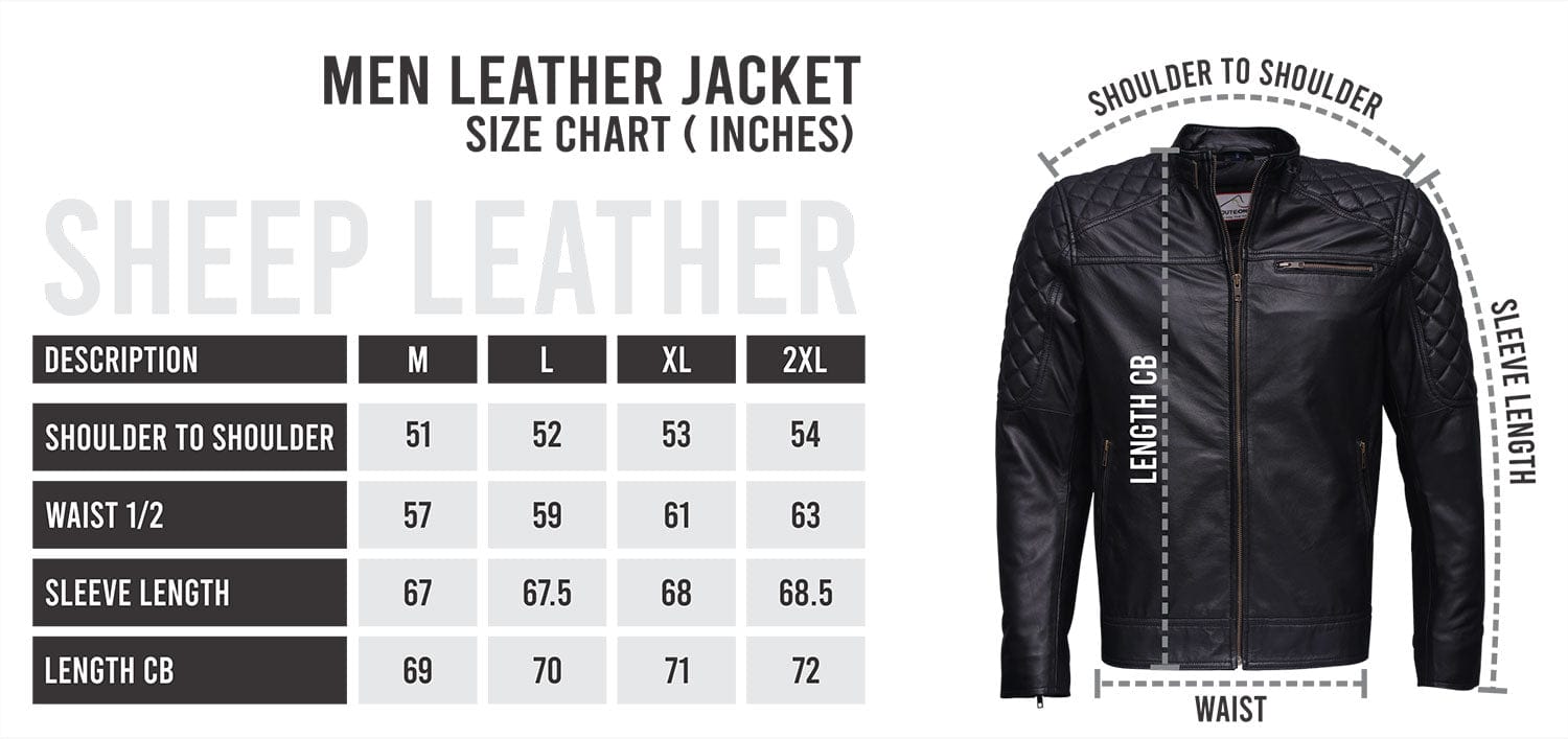 NEO MEN'S MOTOCYELC  LEATHER JACKET