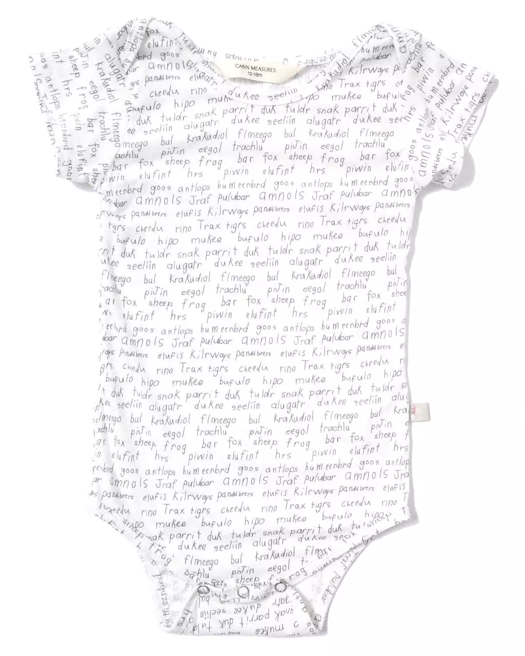 Organic Cotton Onesie / FONT