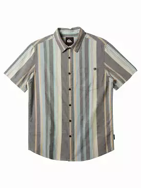 Oxford Stripe Classic Short Sleeve Buttondown Shirt