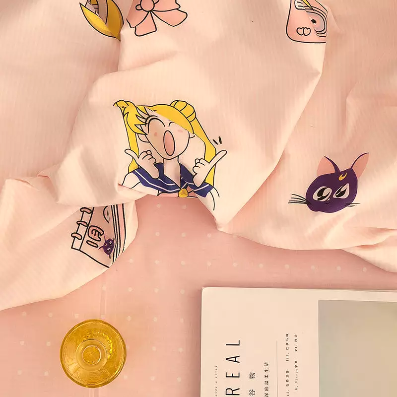 Sailor Moon Bed Sheet 4 Pieces AD11834