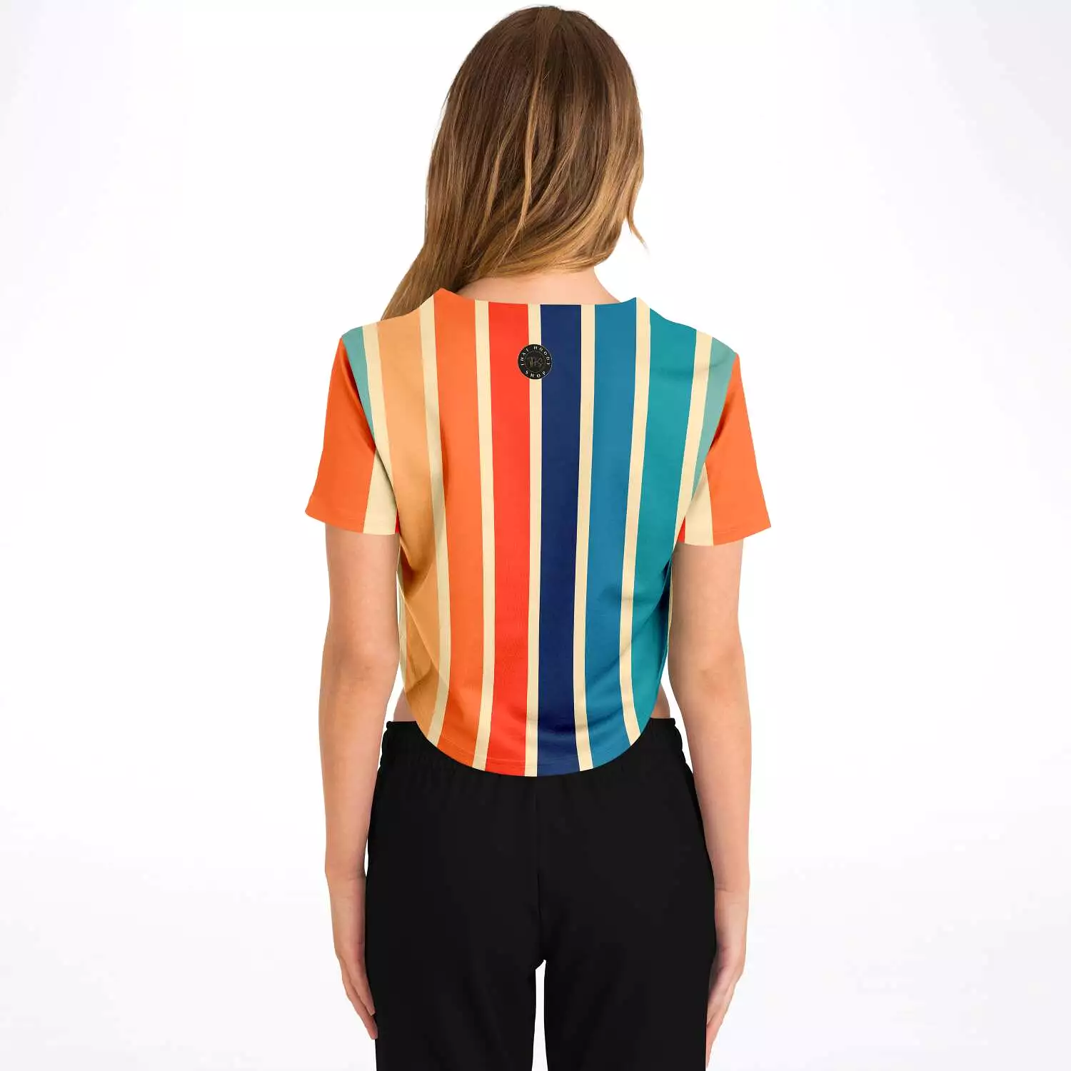 Salsa Time Cropped Button Front Jersey