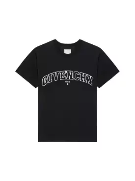 T-shirt in GIVENCHY College embroidered jersey