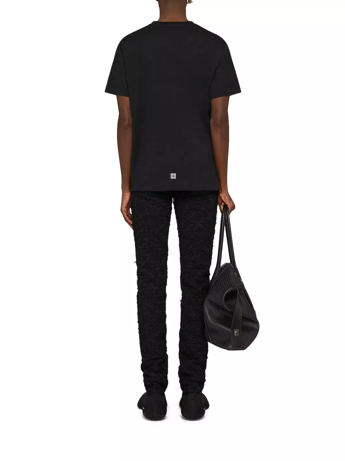 T-shirt in GIVENCHY College embroidered jersey