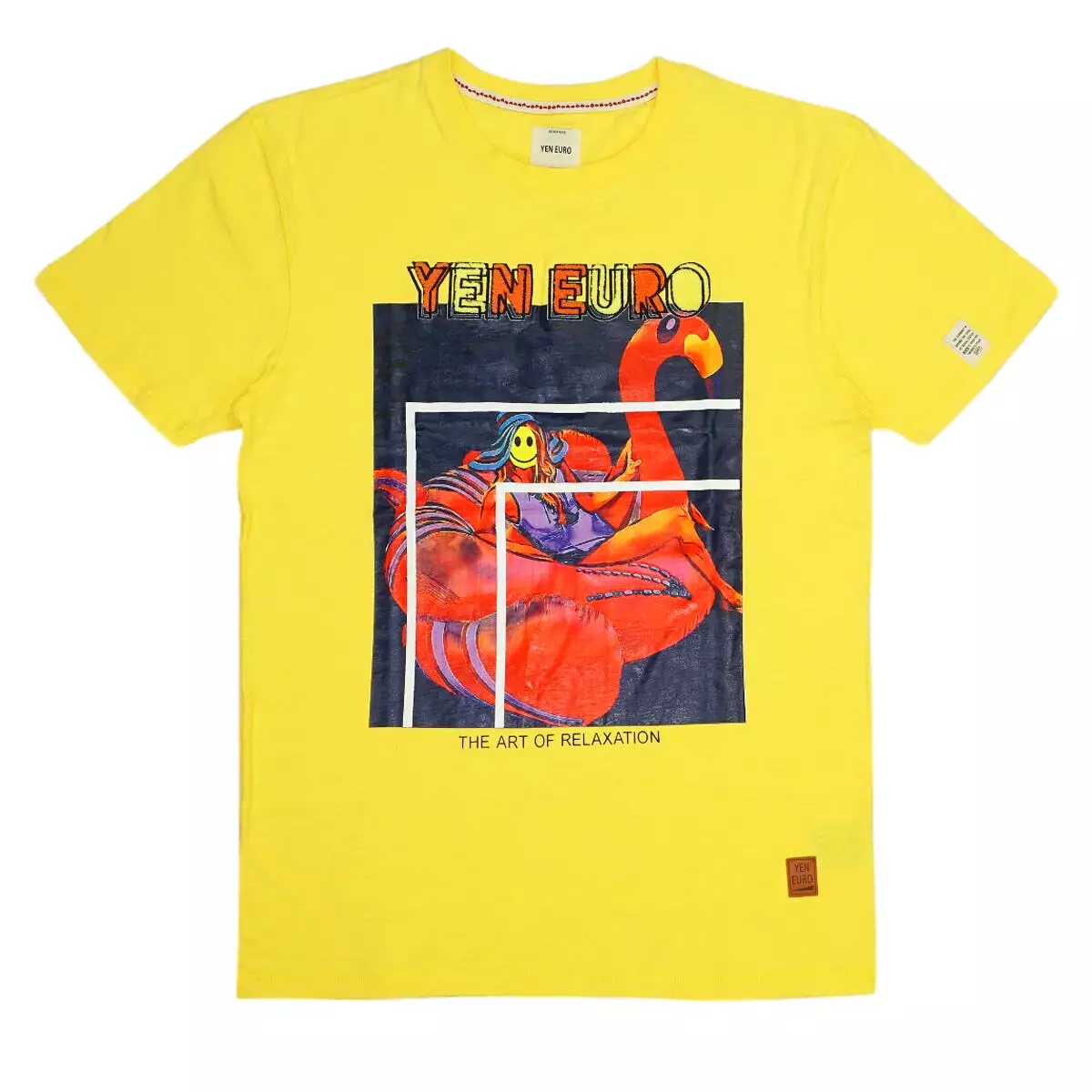 The Art Of Relaxation Chenille Tee (Lemon) / D2