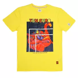 The Art Of Relaxation Chenille Tee (Lemon) / D2