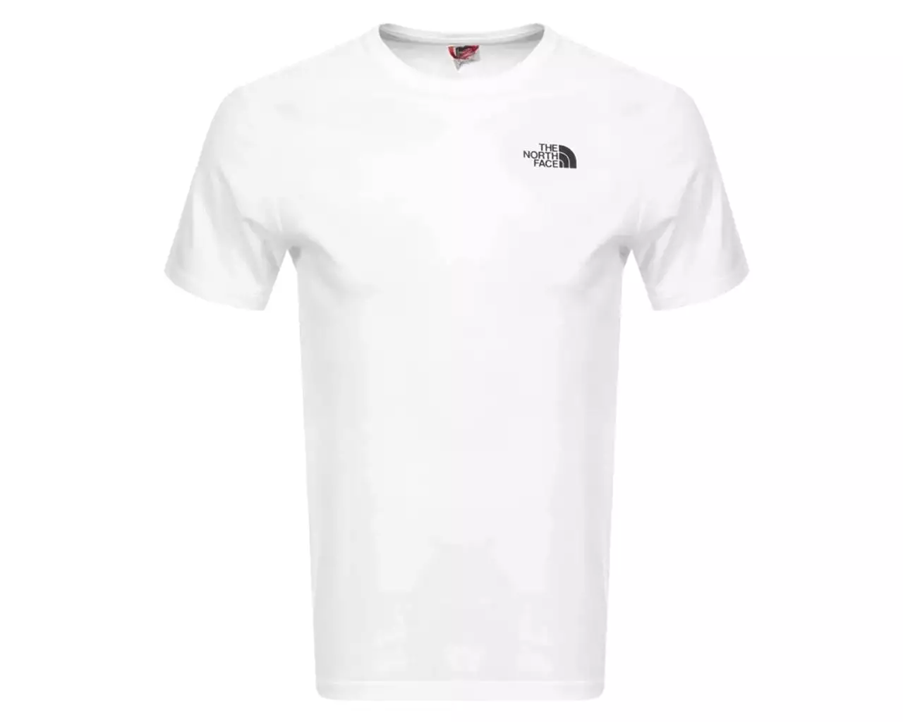 The North Face T0C242FN4 Red Box Crew Neck T-Shirt White