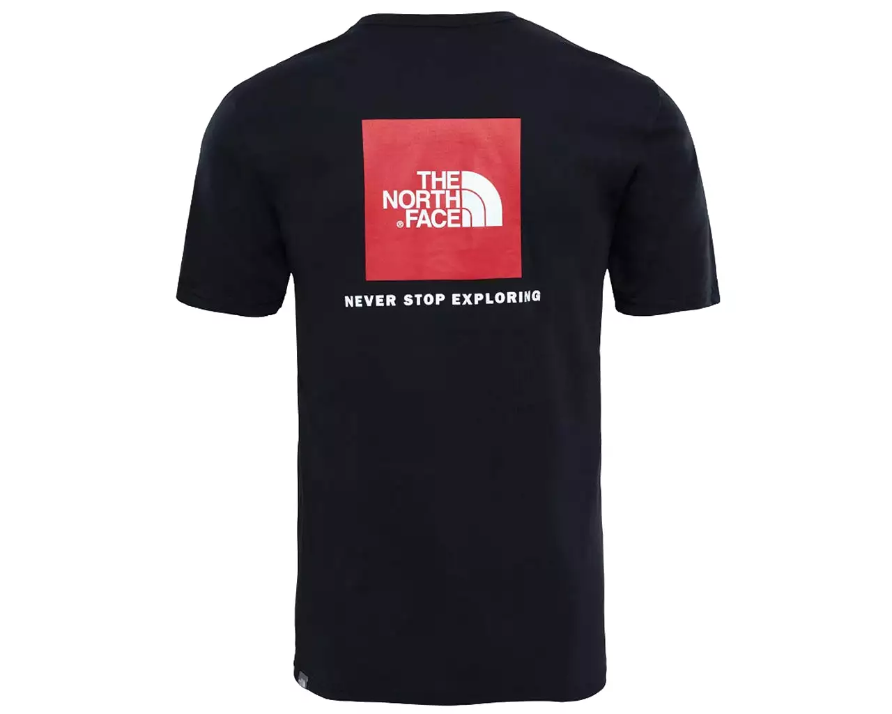 The North Face T92TX2JK3 Crew Neck Red Box T-Shirt Black