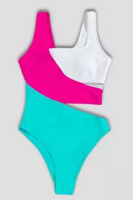 Three Layer One Piece Swimsuit