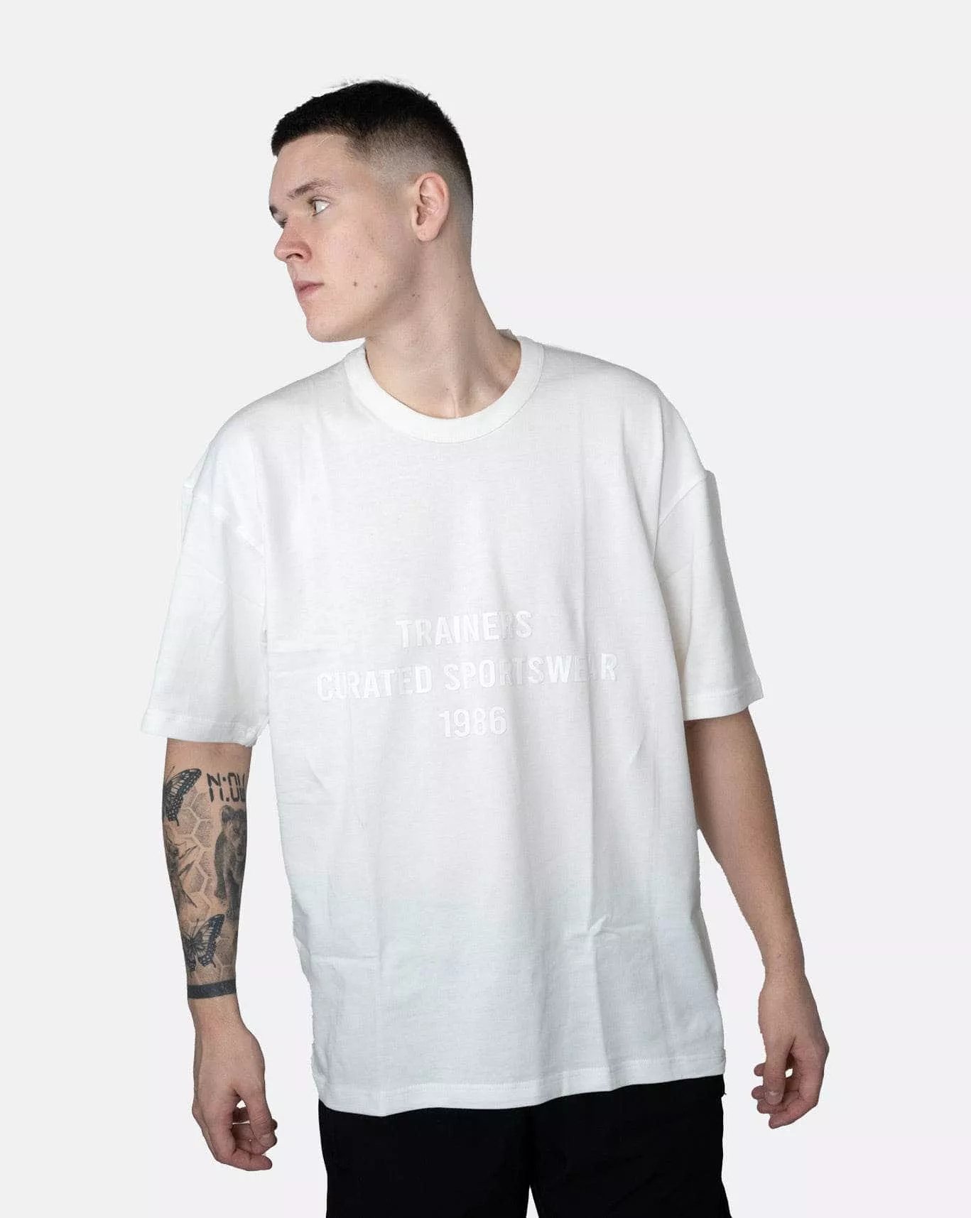 trainers oversized curated sportswear tee