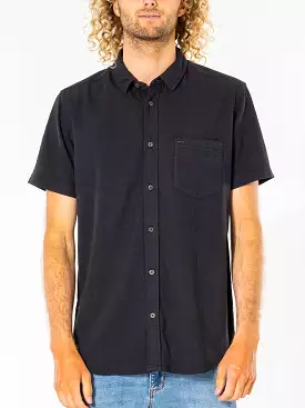 Washed Short Sleeve Buttondown Shirt