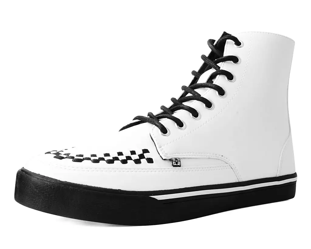 White TUKskin 8-Eye Sneaker Boot