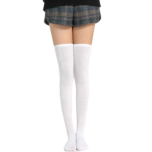 Woman Popular High Socks Long Striped Stockings Sexy Women Thigh High Socks