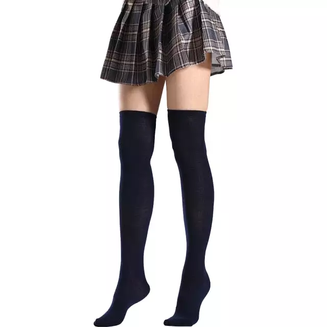 Woman Popular High Socks Long Striped Stockings Sexy Women Thigh High Socks