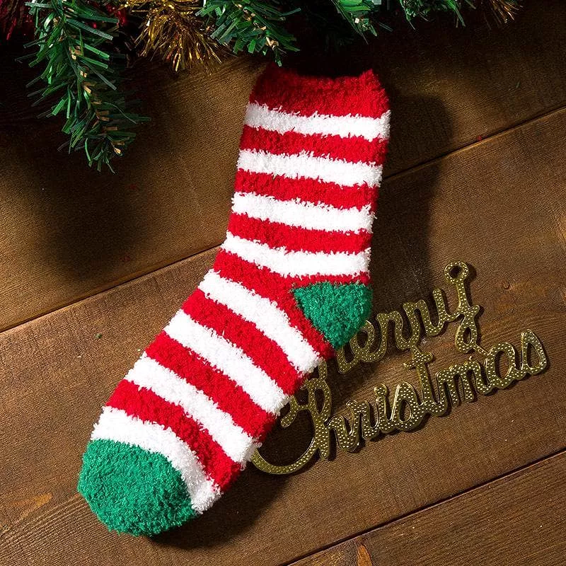 Women's Christmas Coral Fleece Socks